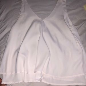 White hollister tank top